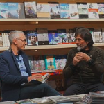 Alberto Peruffo ed Elio Orlandi il giorno dell'inaugurazione