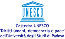 Immagine: logo Cattedra UNESCO Diritti umani, democrazia e pace dell'Universit di Padova